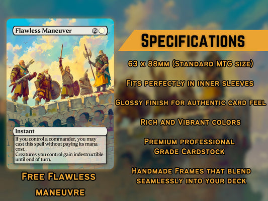 White Commander Staples Upgrade Bundle - Set of 10 + 1 White Cards!- 11 Unique Full-art Custom Magic proxies -Cards for your favorite decks!