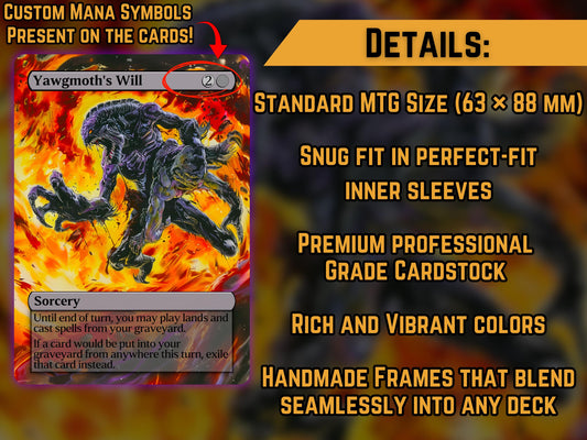 Yawgmoth's Will - Proxy Card - Buy 3 get 1 free!