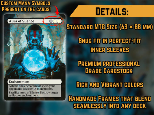 Aura of Silence - Proxy Card - Buy 3 get 1 free!