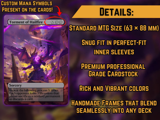 Torment of Hailfire - Proxy Card - Buy 3 get 1 free!