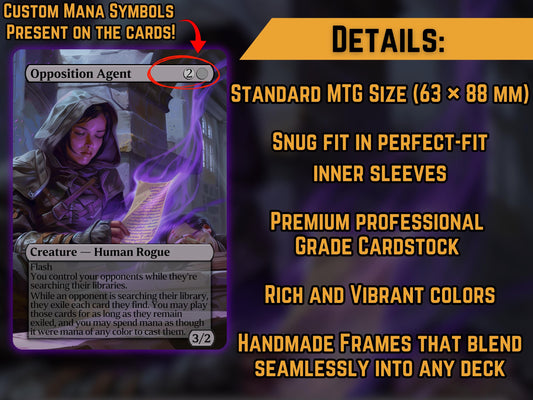 Opposition Agent - Proxy Card - Buy 3 get 1 free!