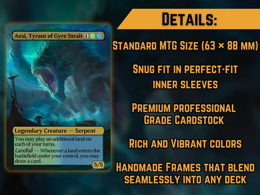 Aesi, Tyrant of the Gyre Strait - Proxy Card - Buy 3 get 1 free!
