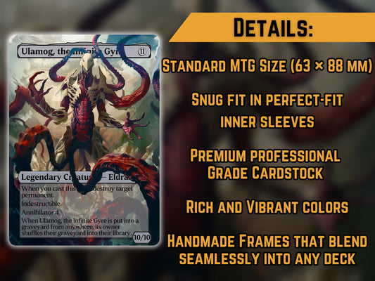 Ulamog, the Infinite Gyre - Proxy Card - Buy 3 get 1 free!