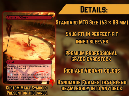 Arena of Glory - Proxy Card - Buy 3 get 1 free!