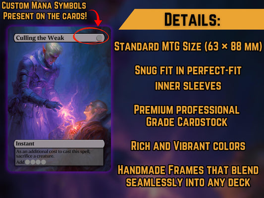 Culling the Weak - Proxy Card - Buy 3 get 1 free!