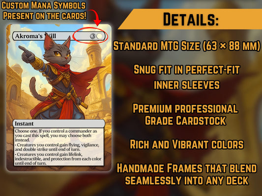 Akroma's Will (Cat Version) - Proxy Card - Buy 3 get 1 free!