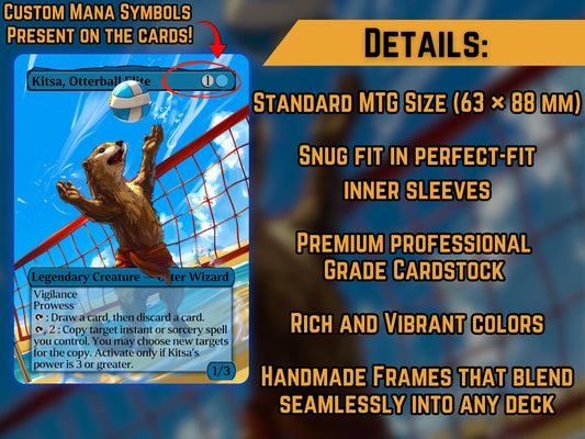 Kitsa, Otterball Elite - Proxy Card - Buy 3 get 1 free!