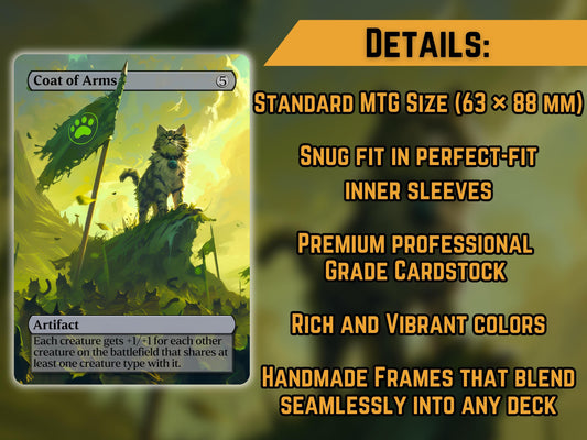 Coat of Arms (Cat Version) - Proxy Card - Buy 3 get 1 free!