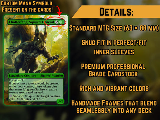 Chatterfang, Squirrel General - Proxy Card - Buy 3 get 1 free!