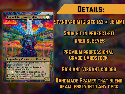 Rin and Seri, Inseperable (Psychedelic) - Proxy Card - Buy 3 get 1 free!