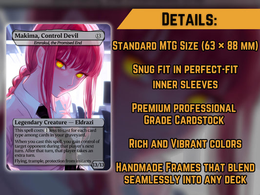 Makima (Emrakul, the Promised End) - Anime Proxy Card - Buy 3 get 1 free!