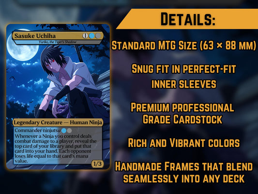 Sasuke (Yuriko, the Tiger's Shadow) - Anime Proxy Card - Buy 3 get 1 free!