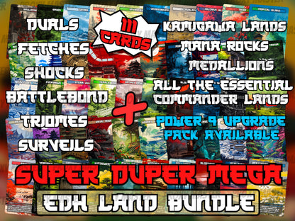 Commander Super Duper Mega Bundle (111 cards)- Japanese Style -Unique Full-art Custom Magic proxies - Quality Cards for EDH and cEDH decks!