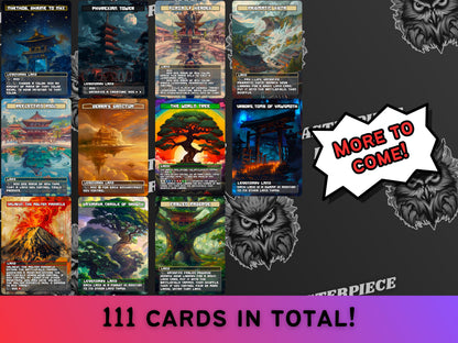 Commander Super Duper Mega Bundle (111 cards)- Japanese Style -Unique Full-art Custom Magic proxies - Quality Cards for EDH and cEDH decks!