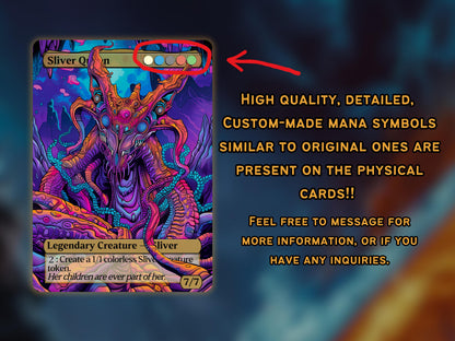 Sliver Bundle - Sliver Tribal Commanders - Set of 6 + 2 cards - Unique Full-art Custom proxies - Gorgeous cards for your favorite deck