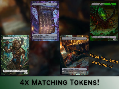 MH3 Flipwalker Bundle  Ajani, Tamiyo, Sorin, Ral, Grist  Dual-Sided w/ Tokens  Full-Art Magic Proxy Cards  EDH Deck Fantasy Gift