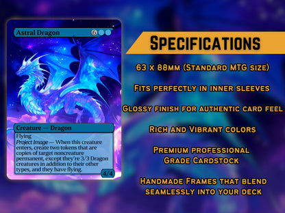 Big Dragon Bundle - Set of 22 cards - 7 Card Tribal Upgrade - Unique Full-art Custom proxies - Gorgeous cards for your favorite deck!