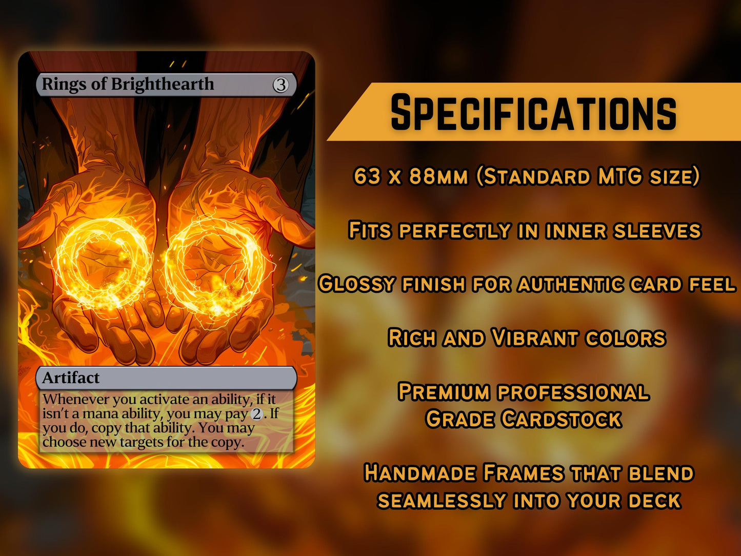 Artifact Upgrade Staples Bundle - Set of 20 More Colorless Artifact Staple Cards! - Full-art Custom proxy cards for your favorite decks!