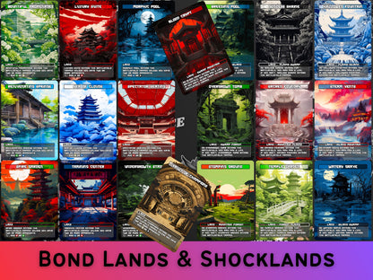 Commander Super Duper Mega Bundle (111 cards)- Japanese Style -Unique Full-art Custom Magic proxies - Quality Cards for EDH and cEDH decks!