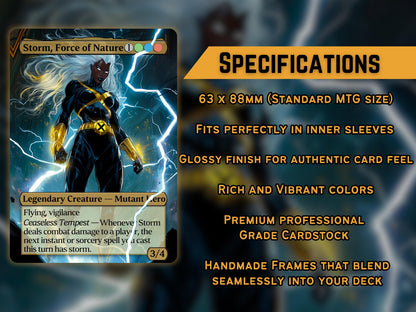Marvel Hero Pack - Secret Lair Pop-Out Commander Series - Unique Full-art Custom Magic Proxies- High Quality Cards for your favourite Decks!
