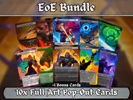 Edge of Eternities Staples Proxy Upgrade Pack  10 + 1 Card Set  Full-Art Custom Green Magic Proxies  High Quality EDH / CEDH Deck Gift
