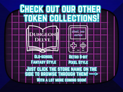 5x Food Sushi Token MTG Artifact - Pixel Tokens by Teddy PX50
