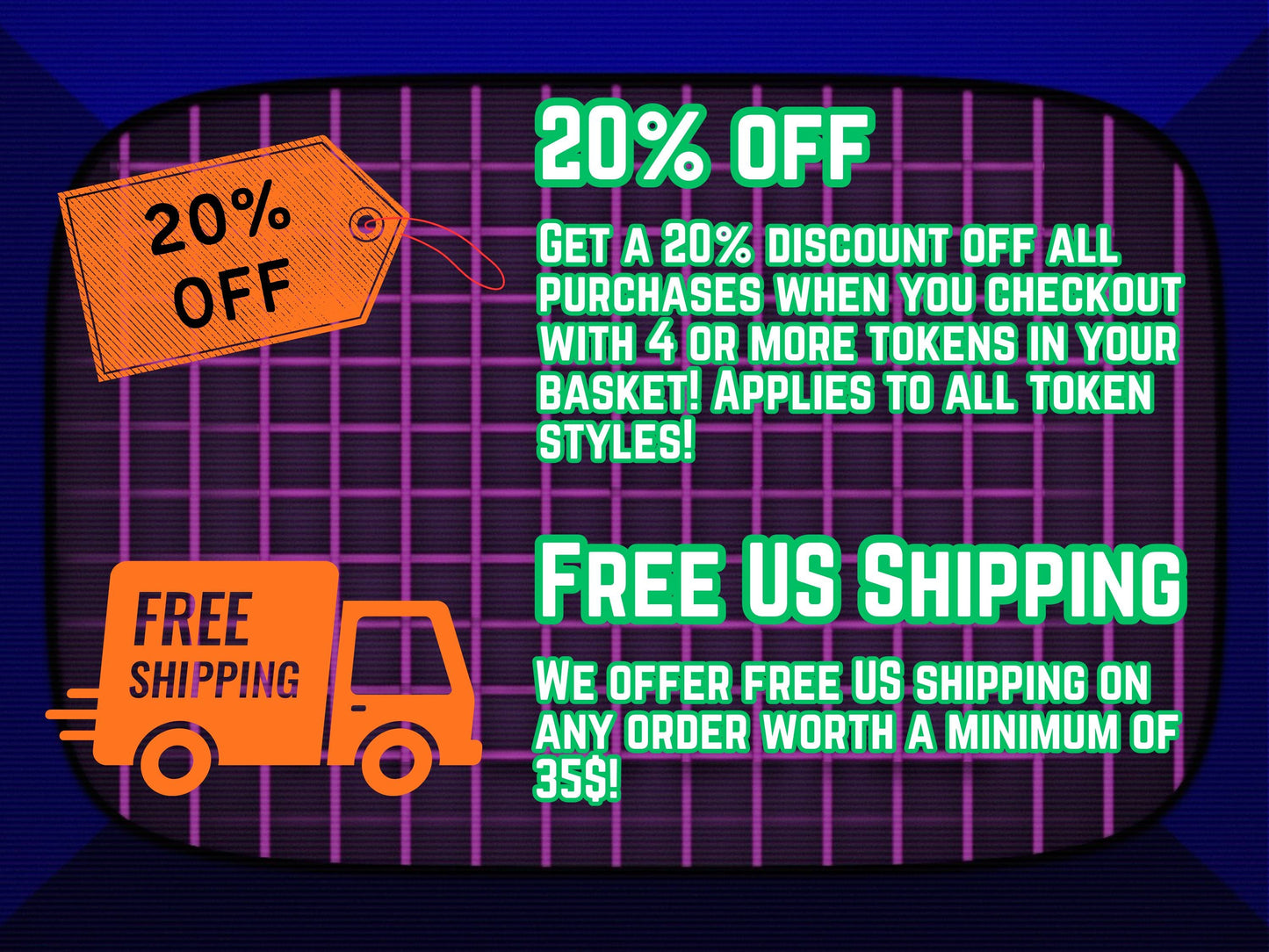 5x Faerie 1/1 Flying Blue MTG Token - Pixel Tokens by Teddy PX17