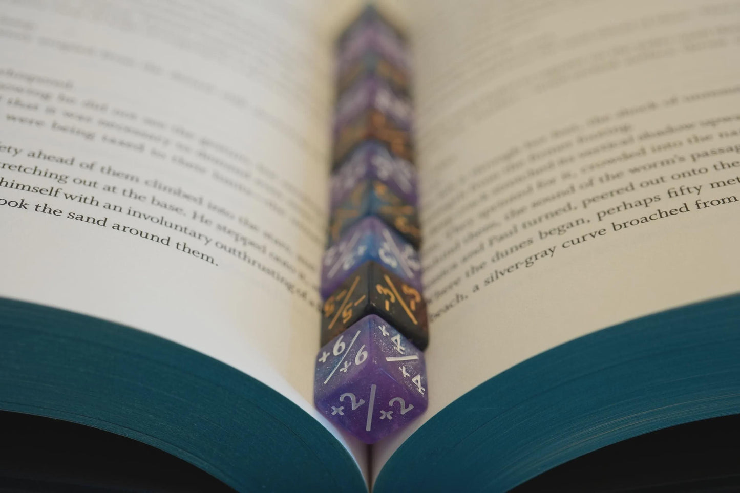 Counter Dice + / - , Magic TCG, Starry Sky Blue & Orange, perfect for any magic the gather deck! Edh, Cedh Magic Deck! Great gift for nerds!