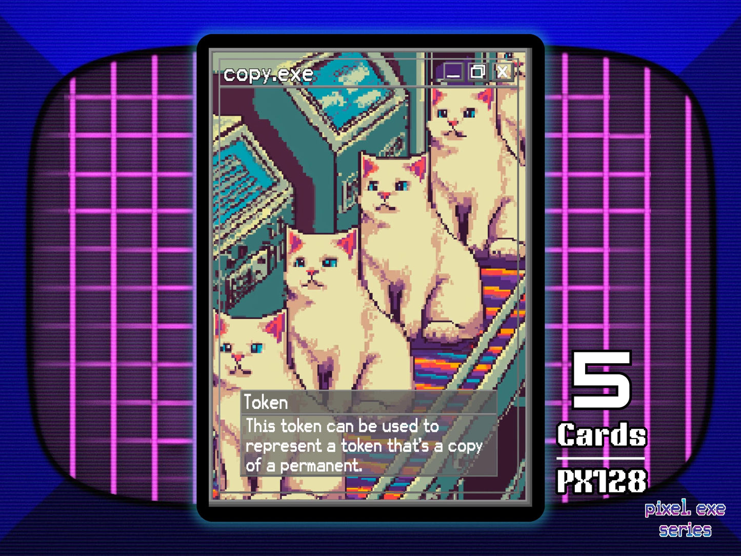 5x Copy Token MTG - Pixel Tokens by Teddy PX128