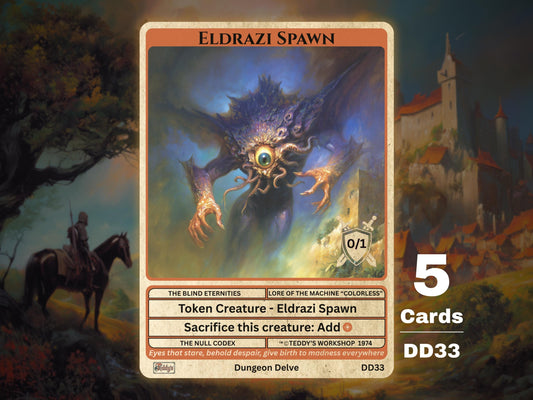 5x Eldrazi Spawn 0/1 MTG Token - Teddy's Workshop DD33