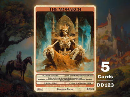 5x The Monarch MTG Token - Teddy's Workshop DD123
