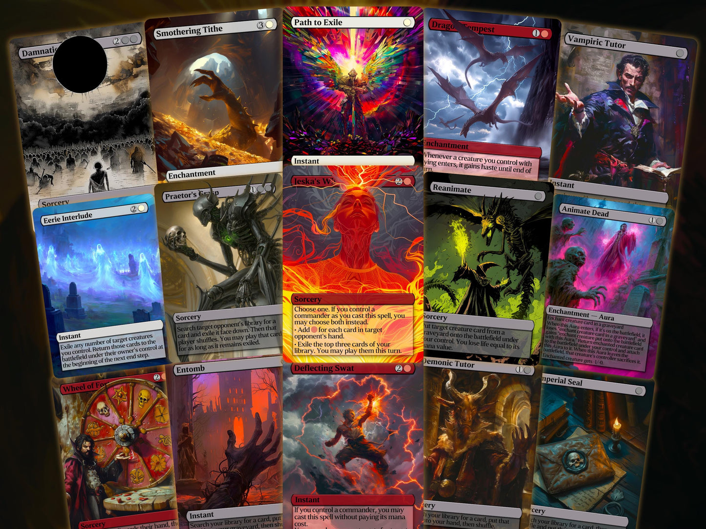 Kaalia of the Vast - Angel Dragon Demon Tribal - Proxy Deck - Perfect Magic Gift - Tokens Included