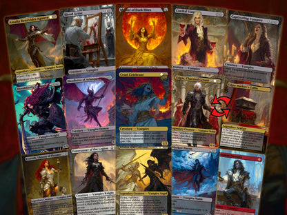 Edgar Markov - Vampire Aristocrats Tribal - Proxy Deck - Perfect Magic Gift - Tokens Included!