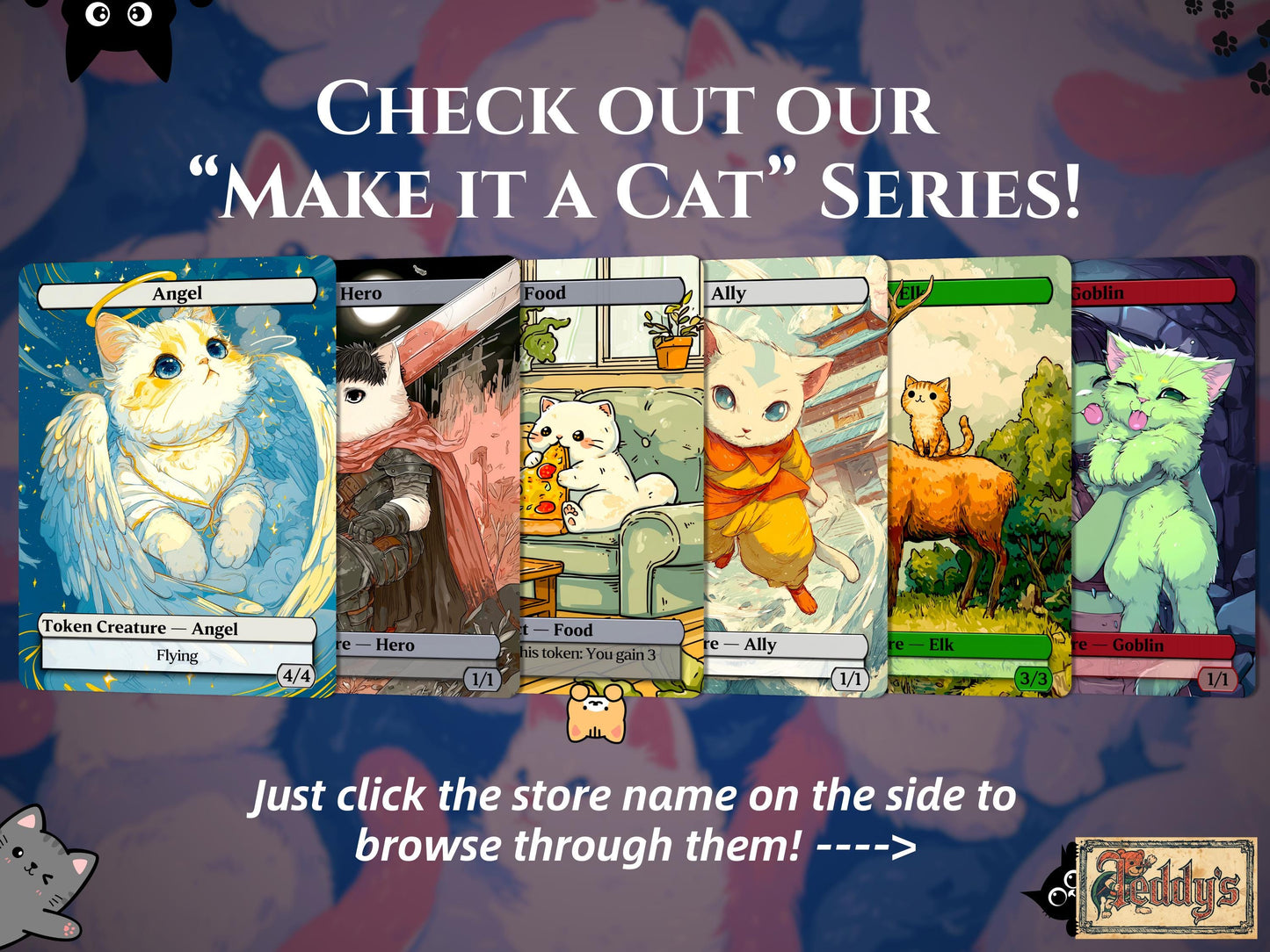 5x City's Blessing MTG Token - Teddy's Workshop DD124