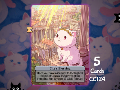5x Citys Blessing Token - MTG Token - Cat Tokens by Teddy CC124