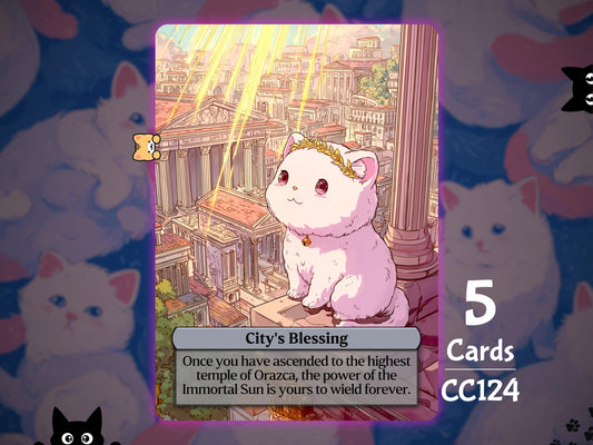 5x Citys Blessing Token - MTG Token - Cat Tokens by Teddy CC124