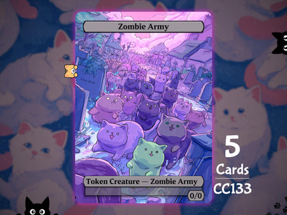 5x Orc Army 0/0 LOTR - MTG Token - Cat Tokens by Teddy CC133