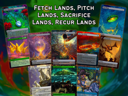 Omnath Landfall - Landfall Synergy Tribal - Proxy Commander Deck - Perfect Magic Gift - Tokens Included!