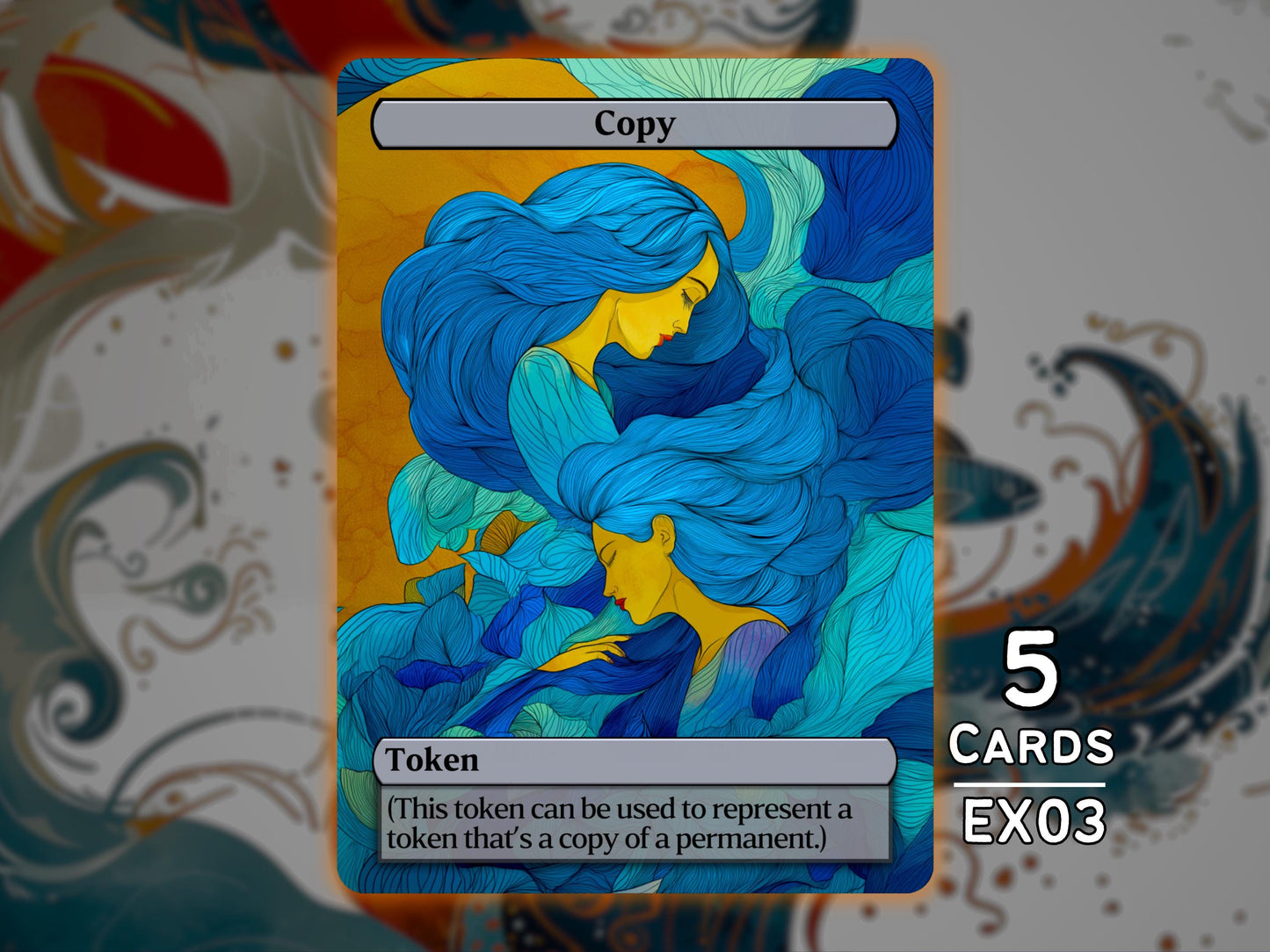 5x Copy Token - MTG Token - Enchanting Tokens by Teddy EX03