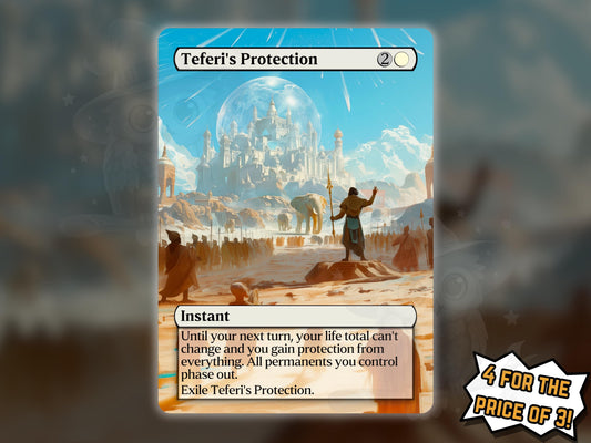 Teferi's Protection - Proxy Card - Buy 3 get 1 free!