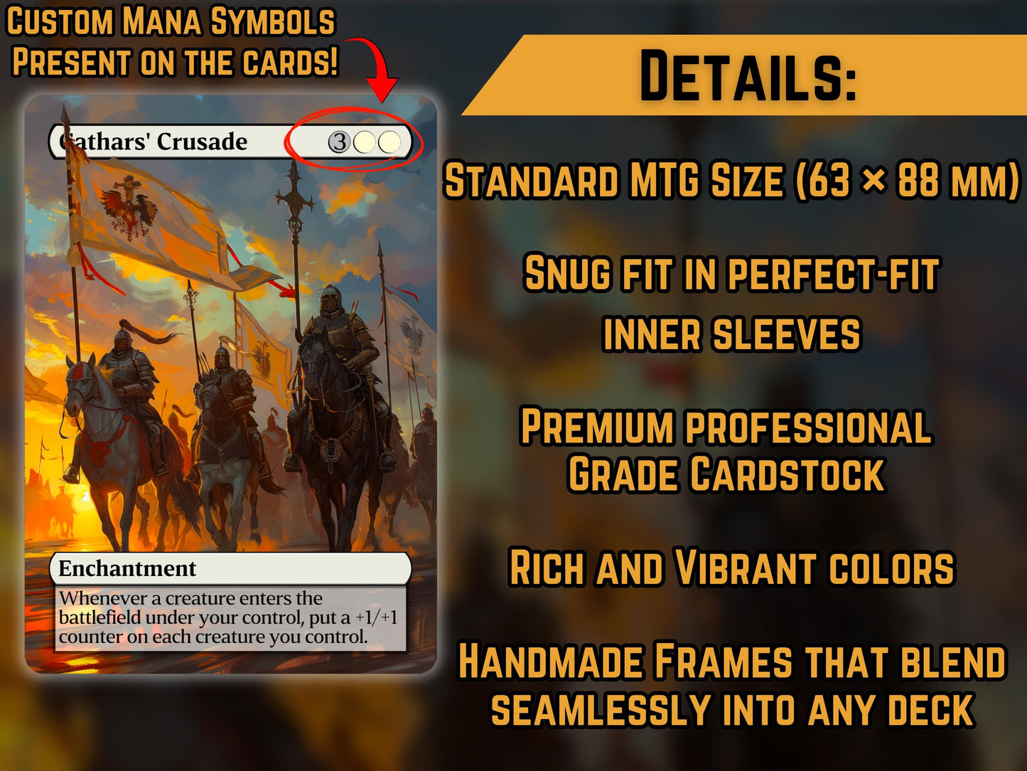 Cathars' Crusade - Proxy Card - Buy 3 get 1 free!