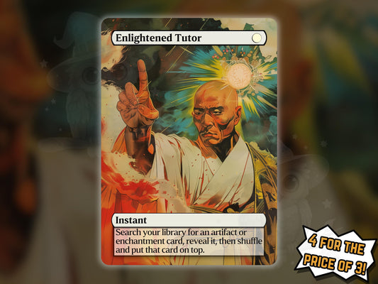 Enlightened Tutor - Proxy Card - Buy 3 get 1 free!