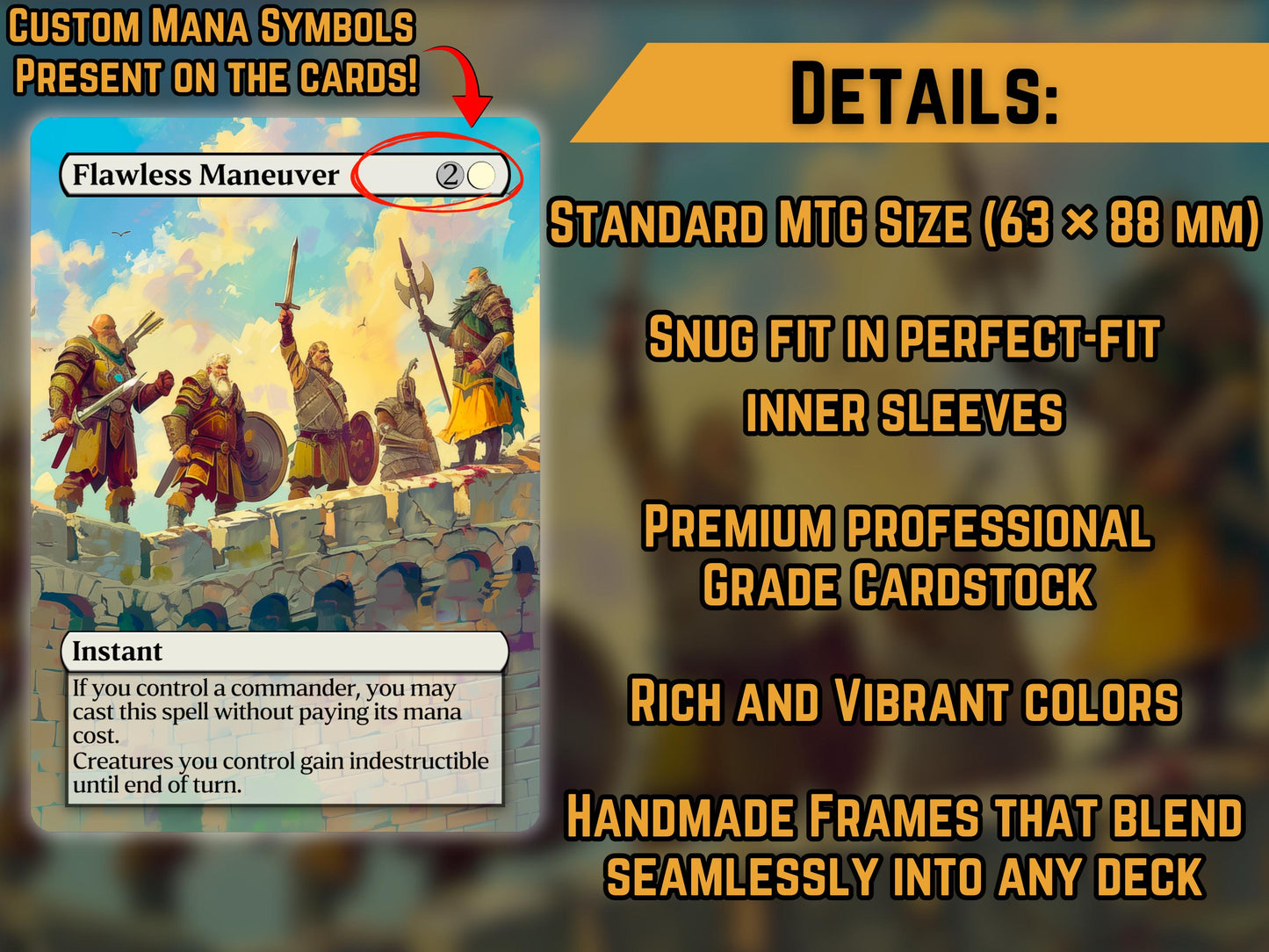 Flawless Maneuver - Proxy Card - Buy 3 get 1 free!