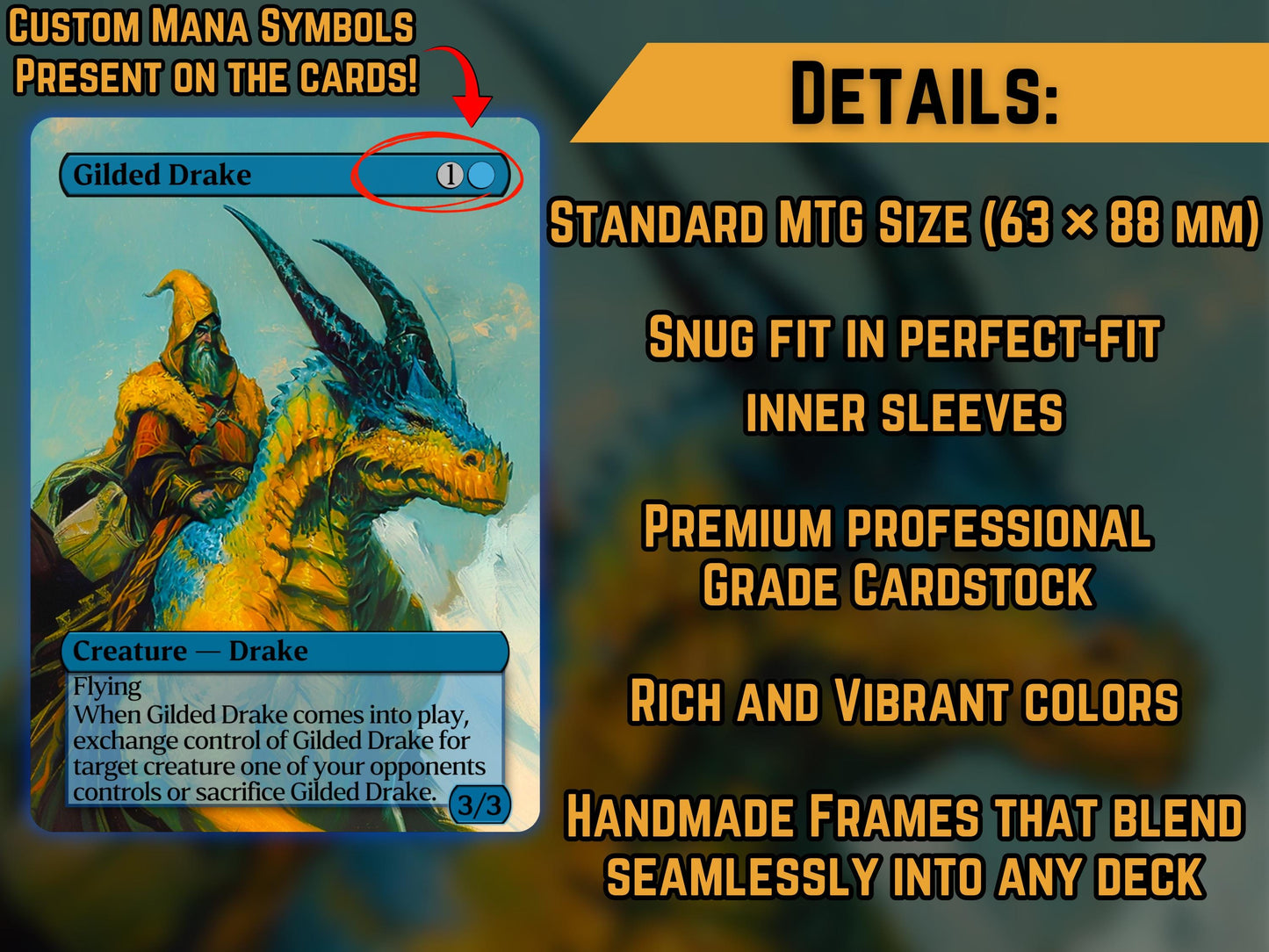Gilded Drake - Proxy Card - Buy 3 get 1 free!