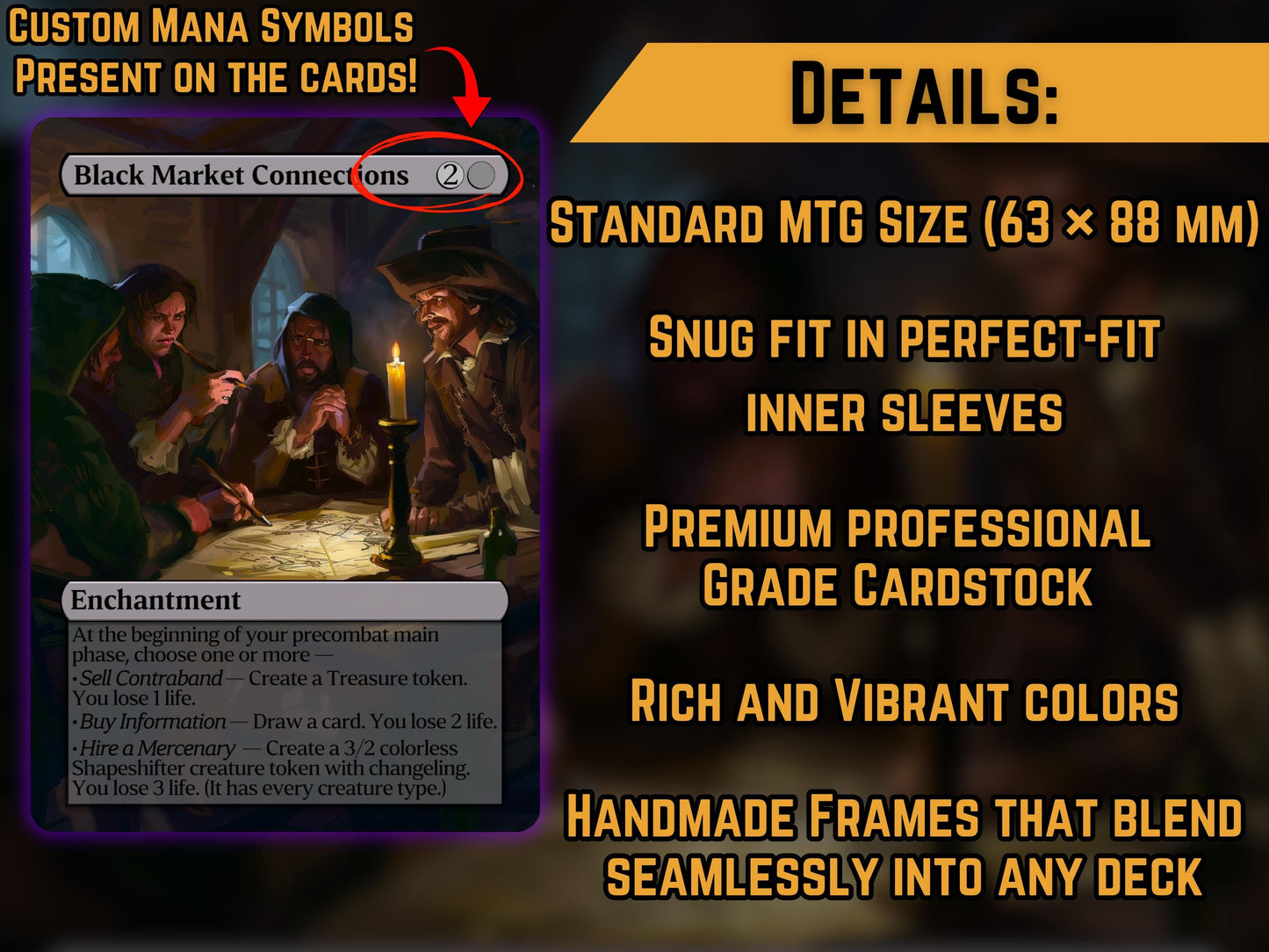 Black Market Connections - Proxy Card - Buy 3 get 1 free!