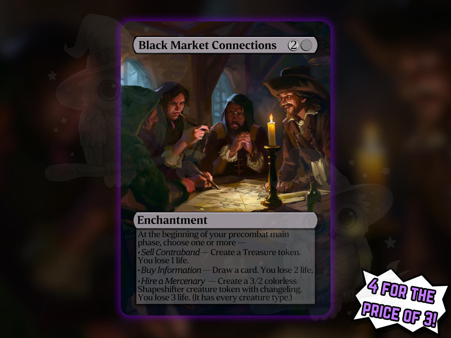 Black Market Connections - Proxy Card - Buy 3 get 1 free!