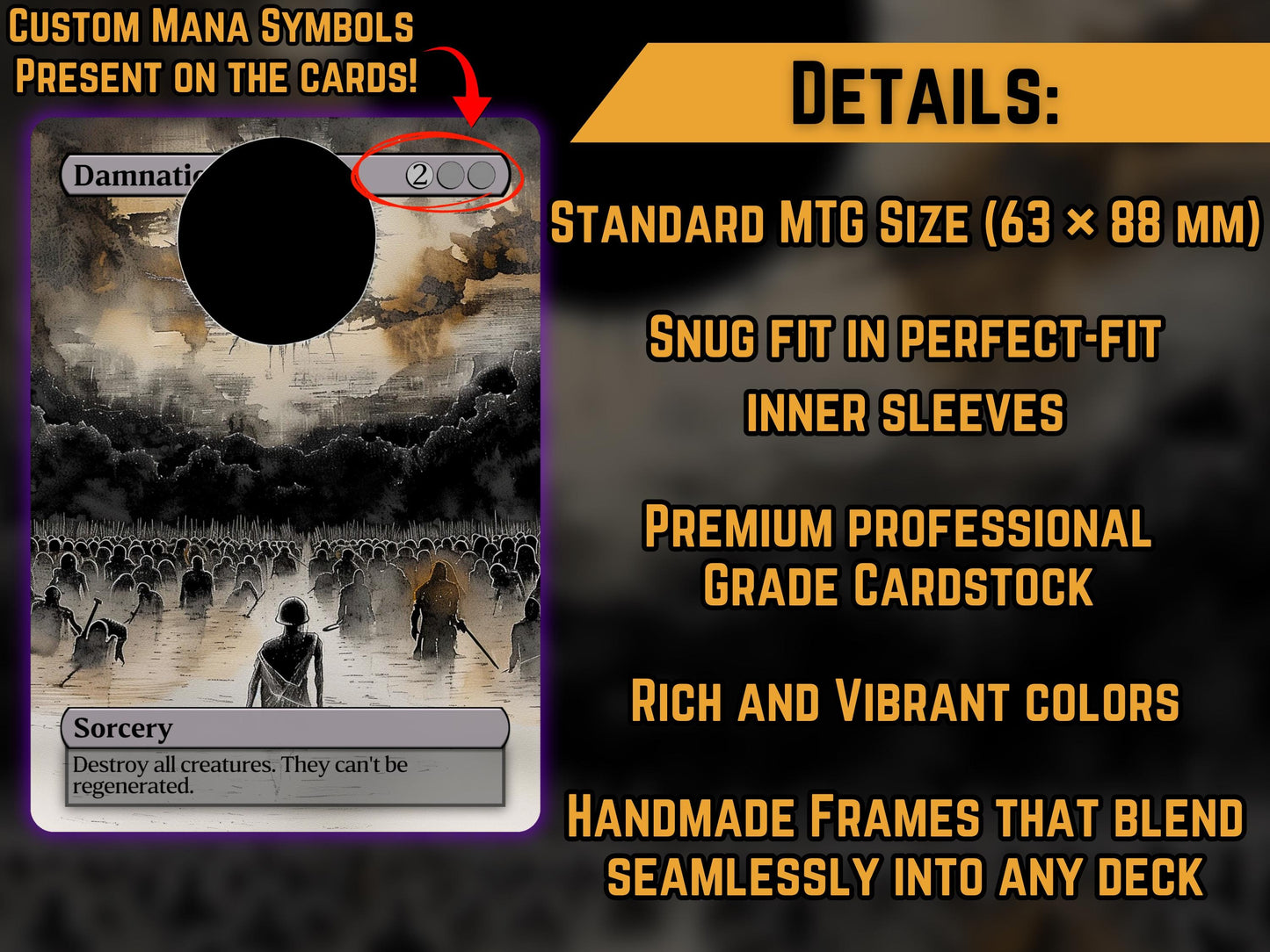 Damnation - Proxy Card - Buy 3 get 1 free!