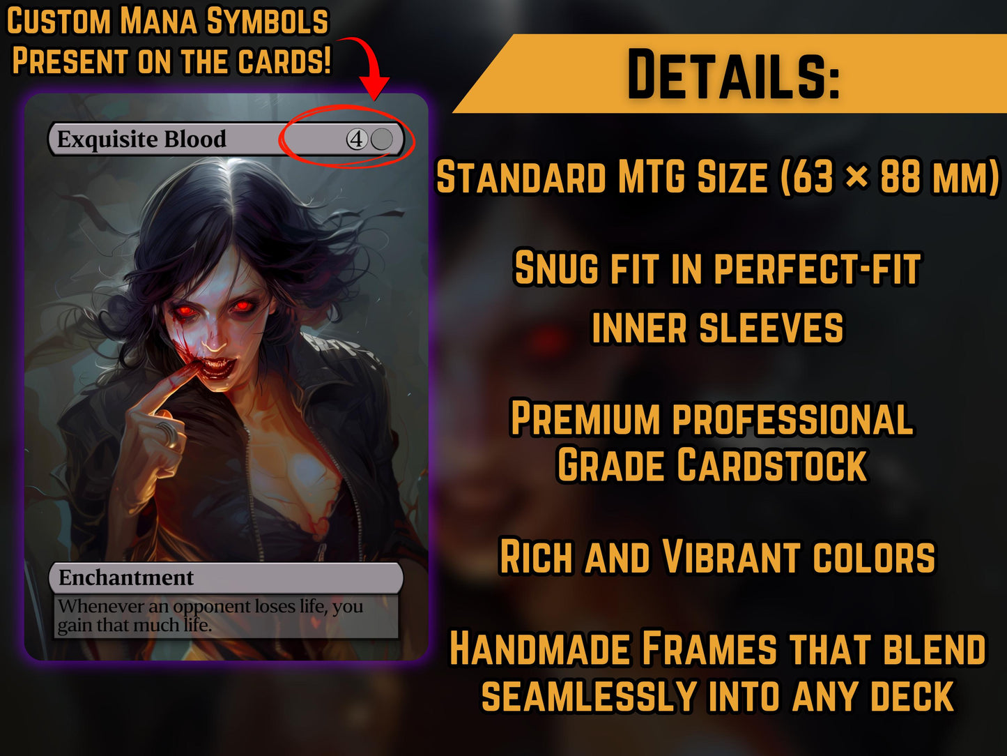 Exquisite Blood - Proxy Card - Buy 3 get 1 free!