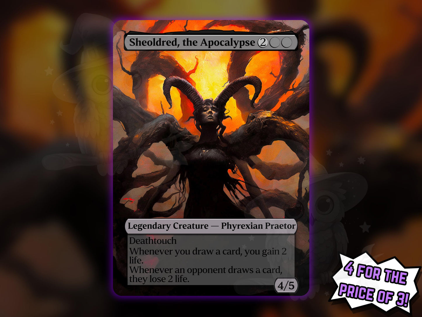 Sheoldred, the Apocalypse - Proxy Card - Buy 3 get 1 free!
