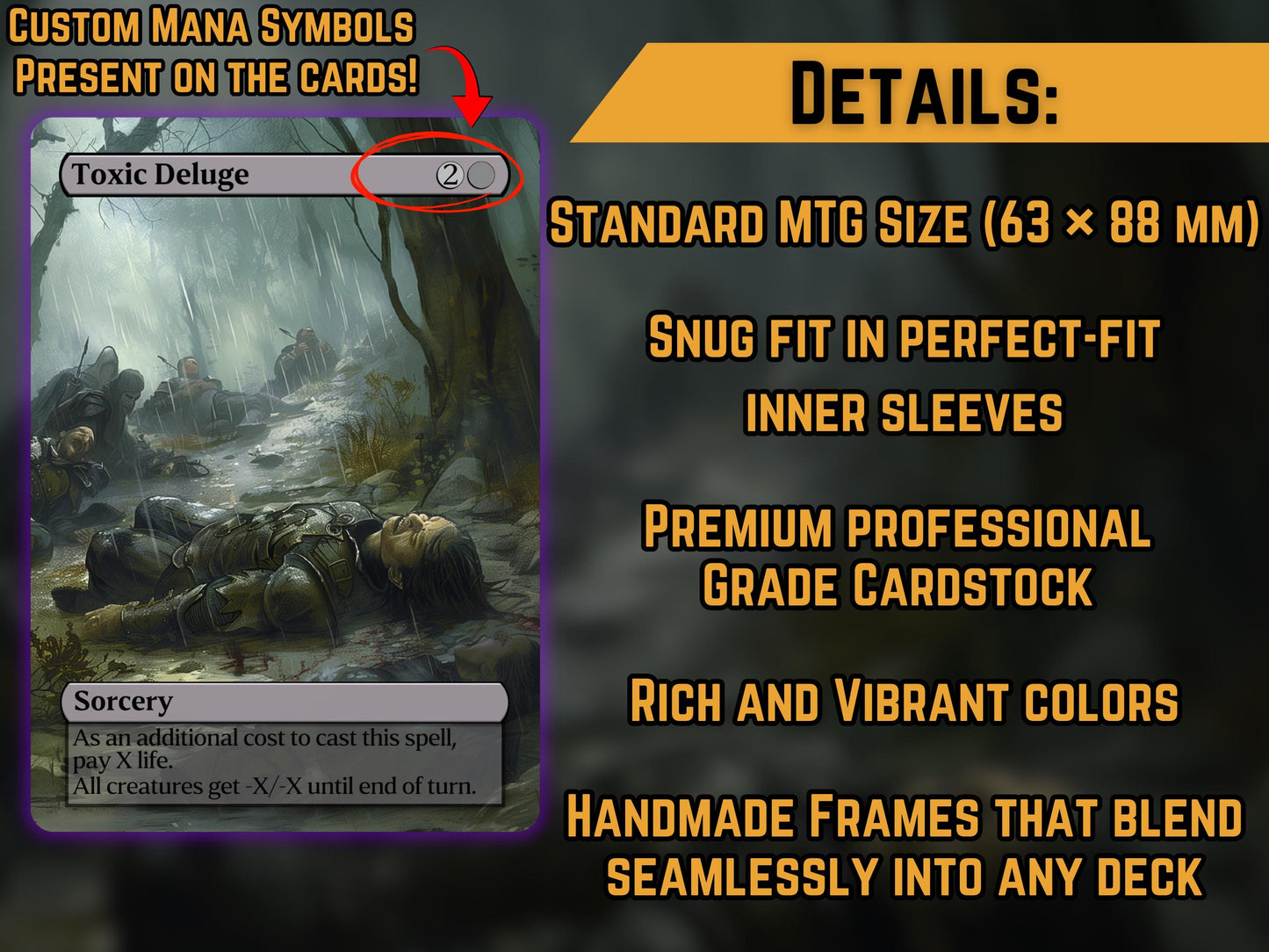 Toxic Deluge - Proxy Card - Buy 3 get 1 free!